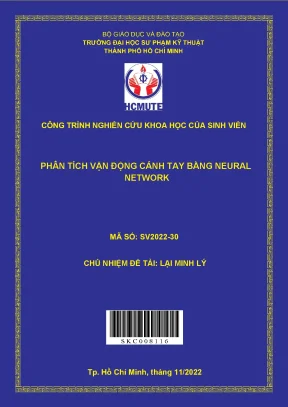 Luận văn thạc sĩ phân tích vận động cánh tay bằng neural network