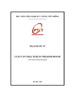 Luận văn phát triển dịch vụ bưu chính chuyển phát của bưu điện tp hà nội