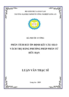 Luận văn phân tích bất ổn định kết cấu silo vách trụ bằng phương pháp phần tử hữu hạn