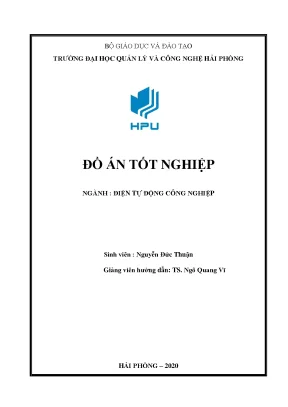 Luận văn thiết kế chế tạo máy rửa tay sát khuẩn tự động sử dụng chip arduino