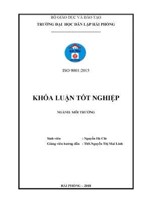 Luận văn tính toán thiết kế hệ thống xử lý nước thải nhà máy sản xuất bia công suất 500m3 ngày đêm
