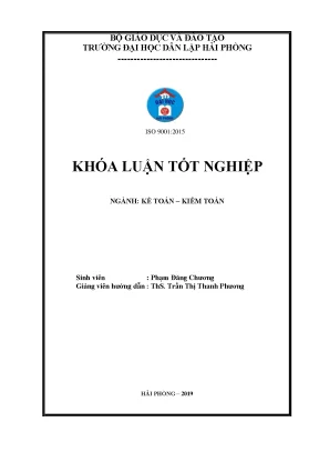 Luận văn hoàn thiện công tác kế toán thanh toán với người mua người bán tại công ty tnhh việt trường