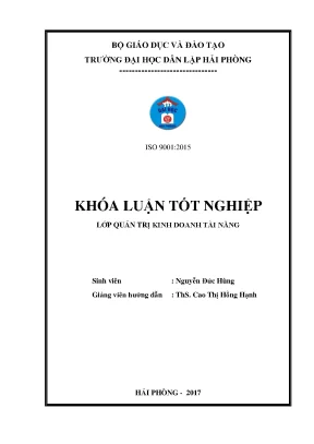 Luận văn một số biện pháp nâng cao hiệu quả sản xuất kinh doanh tại công ty trách nhiệm hữu hạn thương mại chấn phong