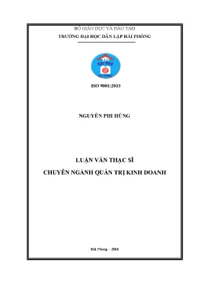 Luận văn hoàn thiện công tác quản trị nguồn nhân lực tại công ty tnhh mtv đóng tàu hồng hà tổng cục cnqp