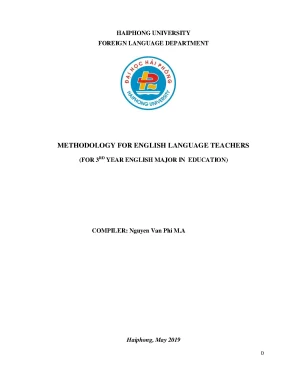Đề tài nghiên cứu khoa học cấp trường methodology for english language teachers