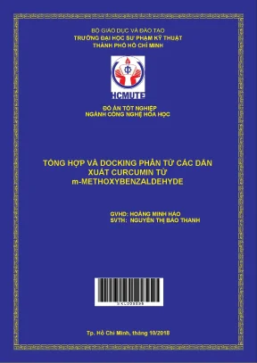 Tổng hợp và docking phân tử các dẫn xuất curcumin từ m methoxybenzaldehyde