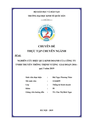 Chuyên đề thực tập nghiên cứu đánh giá hiệu quả sản xuất kinh doanh của công ty tnhh truyền thông thịnh vượng giai đoạn 2016 quý 3 năm 2019