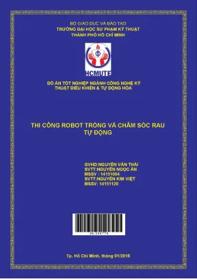 Thi công robot trồng và chăm sóc rau tự động