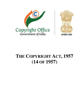 The copyrigh act of india 1957