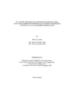 Luận án tiến sĩ threedimensional volume averaged soilmoisture transport model a scalable scheme for representing subgrid topographic control in landatmosphere interactions