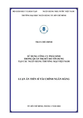 Sử dụng công cụ phái sinh trong quản trị rủi ro tín dụng tại các ngân hàng thương mại việt nam
