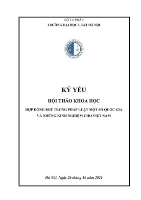 Kỷ yếu hội thảo khoa học cấp trường hợp đồng bot trong pháp luật một số quốc gia và những kinh nghiệm cho việt nam
