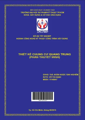 Thiết kế chung cư quang trung phần thuyết minh