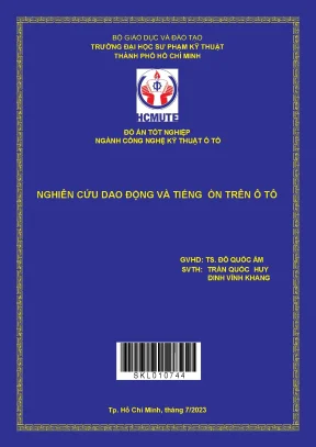 Nghiên cứu dao động và tiếng ồn trên ô tô