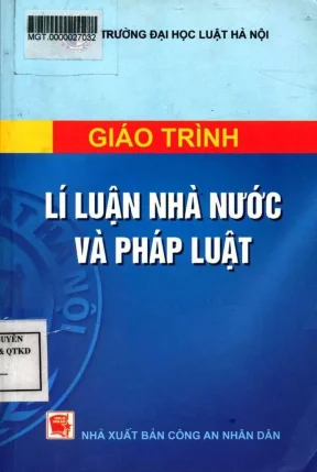 Giáo trình lí luận nhà nước và pháp luật