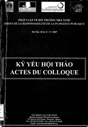 Kỷ yếu hội thảo khoa học quốc tế pháp luật về bồi thường nhà nước