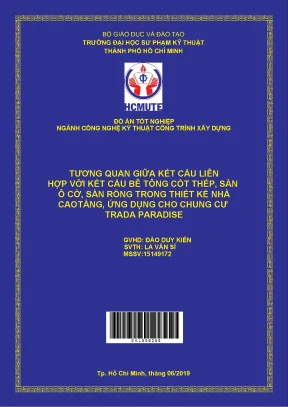 Tương quan giữa kết cấu liên hợp với kết cấu bê tông cốt thép sàn ô cờ sàn rỗng trong thiết kế nhà cao tầng