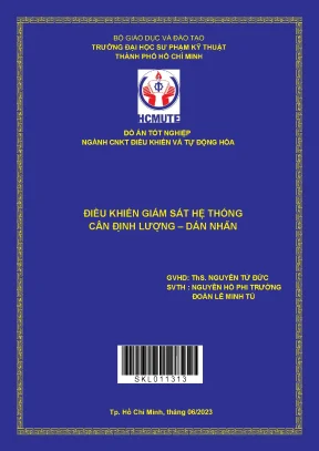 Điều khiển giám sát hệ thống cân định lượng dán nhãn
