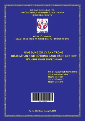 Ứng dụng xử lý ảnh trong giám sát an ninh sử dụng bằng cách kết hợp mô hình