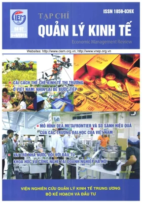 Quản lý kinh tế 67 ban biên tập đặng thị thu hoài và nh ng kh