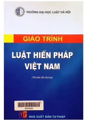 Giáo trình luật hiến pháp việt nam thái vĩnh thắng tô văn hòa