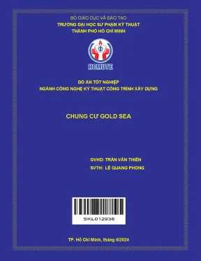 Đồ án tốt nghiệp công nghệ kỹ thuật công trình xây dựng chung cư gold sea