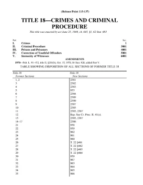 Crimes and criminal procedure of united state