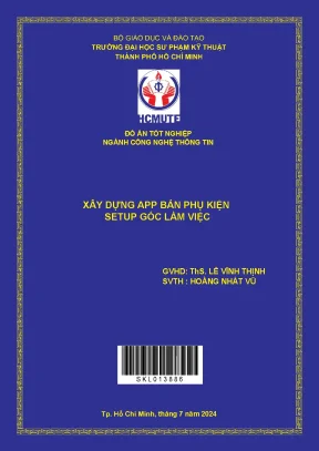 Đồ án tốt nghiệp công nghệ thông tin xây dựng app bán phụ kiện setup góc làm việc