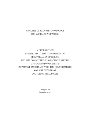 Luận án tiến sĩ analysis of security protocols for wireless networks
