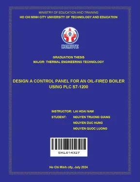 Đồ án tốt nghiệp công nghệ kỹ thuật nhiệt design a control panel for an oilfired boiler using plc s71200
