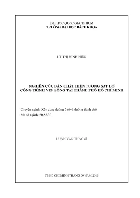Lý thị minh hiền        nghiên cứu bản chất hiện tượng sạt lở công trình ven sông tại thành phố hồ chí minh