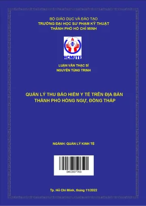 Quản lý thu bảo hiểm y tế trên địa bàn thành phố hồng ngự đồng tháp