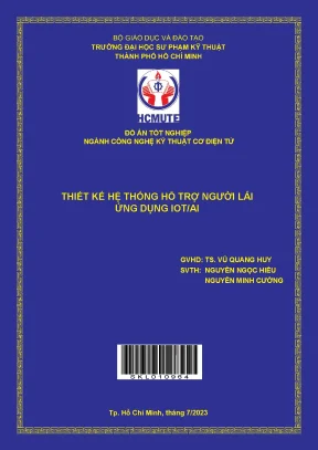 Thiết kế hệ thống hỗ trợ người lái ứng dụng iotai