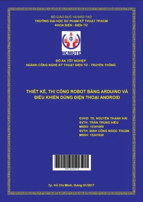 Thiết kế thi công robot bằng arduino và điều khiển dùng điện thoại android