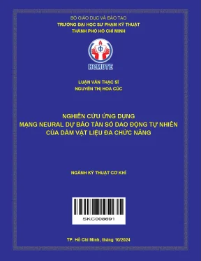 Luận văn thạc sĩ kỹ thuật cơ khí nghiên cứu ứng dụng mạng neural dự báo tần số dao động tự nhiên của dầm vật liệu đa chức năng