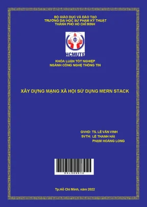 Xây dựng mạng xã hội sử dụng mern stack