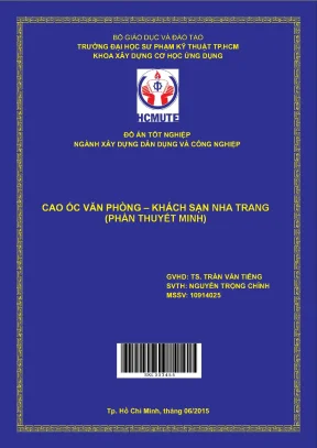 Cao ốc văn phòng và khách sạn nha trang phần thuyết minh