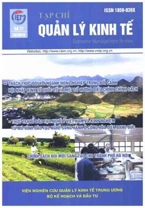 Quản lý kinh tế 71 ban biên tập đặng thị thu hoài và nh ng kh