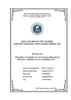 Khóa luận tốt nghiệp công nghệ thông tin tìm hiểu về mono và xây dựng phim hoạt hình 2d among us vs caterpillar