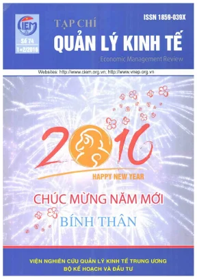 Quản lý kinh tế 74 ban biên tập đặng thị thu hoài và nh ng kh