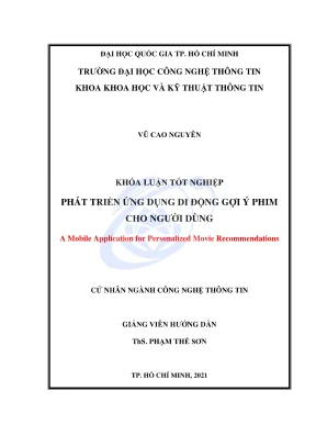 Khóa luận tốt nghiệp công nghệ thông tin phát triển ứng dụng di động gợi ý phim cho người dùng