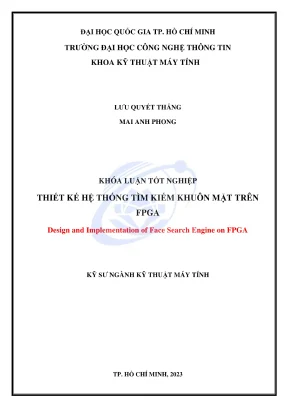 Khóa luận tốt nghiệp kỹ thuật máy tính thiết kế hệ thống tìm kiếm khuôn mặt trên fpga