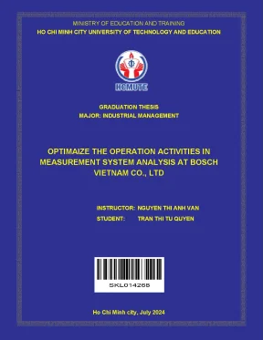 Đồ án tốt nghiệp công nghệ kỹ thuật máy tính optimaize the operation activities in measurement system analysis at bosch vietnam co ltd