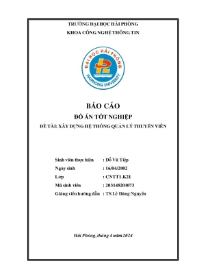 Khóa luận tốt nghiệp công nghệ thông tin xây dựng hệ thống quản lý thuyền viên