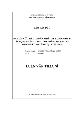 Luận văn thạc sĩ địa kỹ thuật xây dựng nghiên cứu tiêu chuẩn thiết kế eurocode áp dụng phân tích tính toán cọc khoan nhồi nhà cao tầng tại việt nam