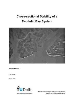 The m sc thesis crosssectional stability of a twoinlet bay system