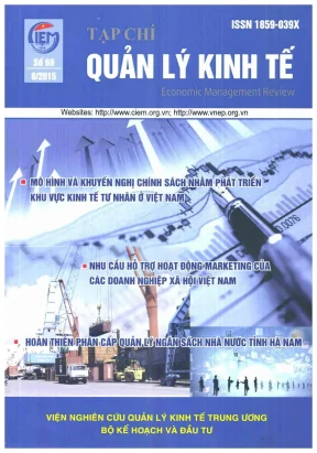 Quản lý kinh tế 69 ban biên tập đặng thị thu hoài và nh ng kh