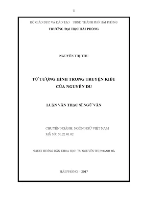 Luận văn thạc sĩ ngôn ngữ việt nam từ tượng hình trong truyện kiều của nguyễn du
