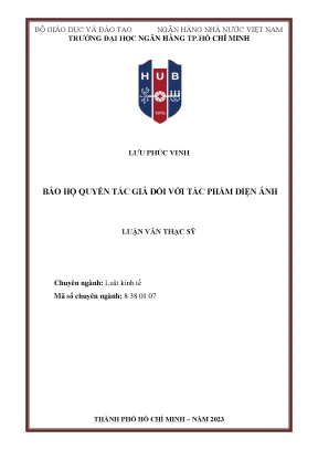 Bảo hộ quyền tác giả đối với tác phẩm điện ảnh