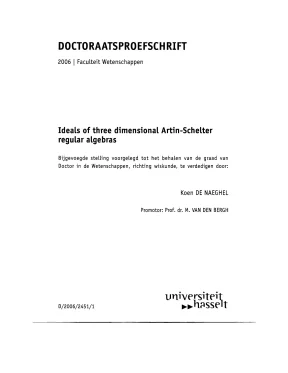 Luận án tiến sĩ ideals of three dimensional artinschelter regular algebras